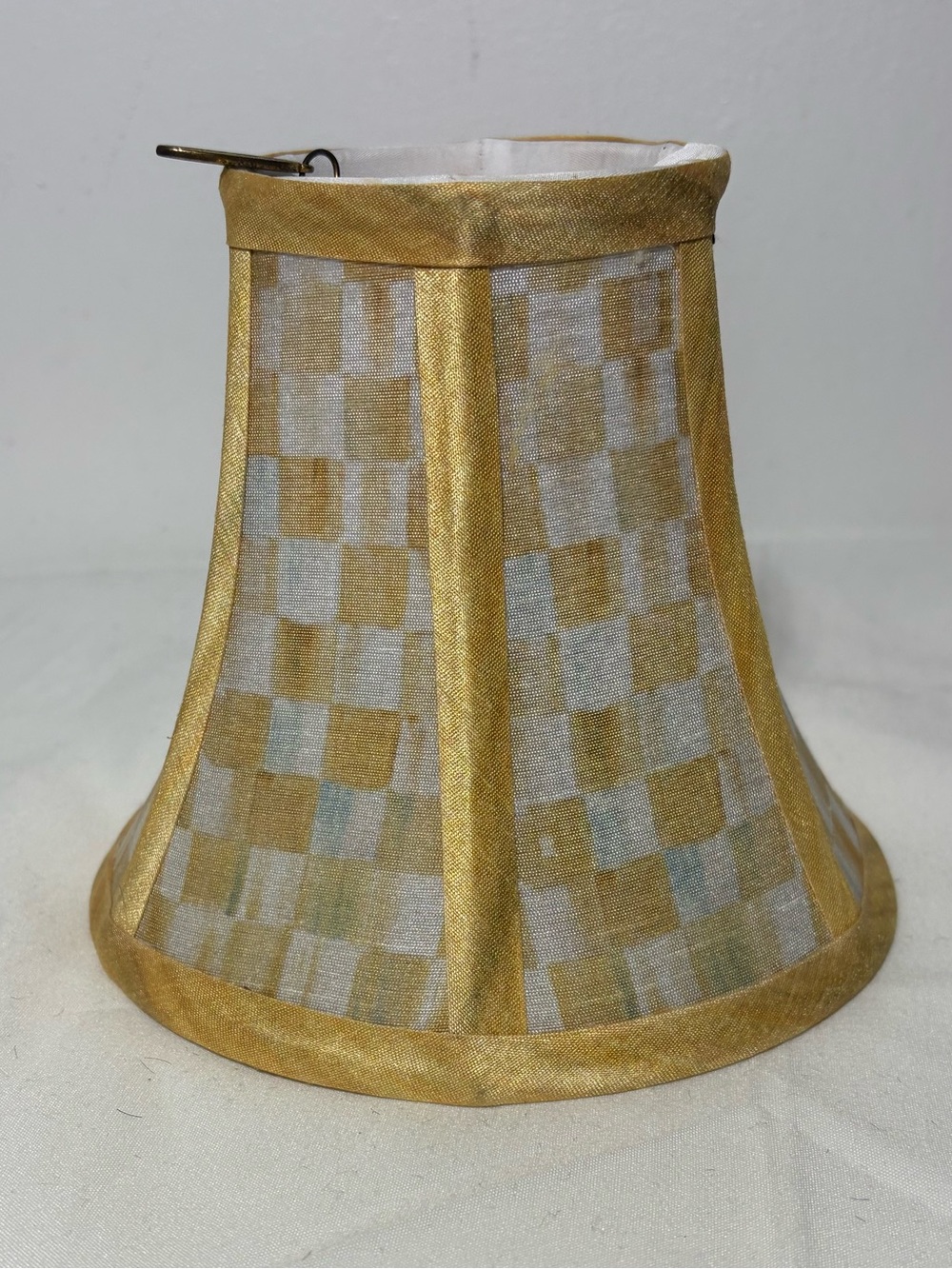MACKENZIE-CHILDS Parchment Check Chandelier Lamp Shades - Retired